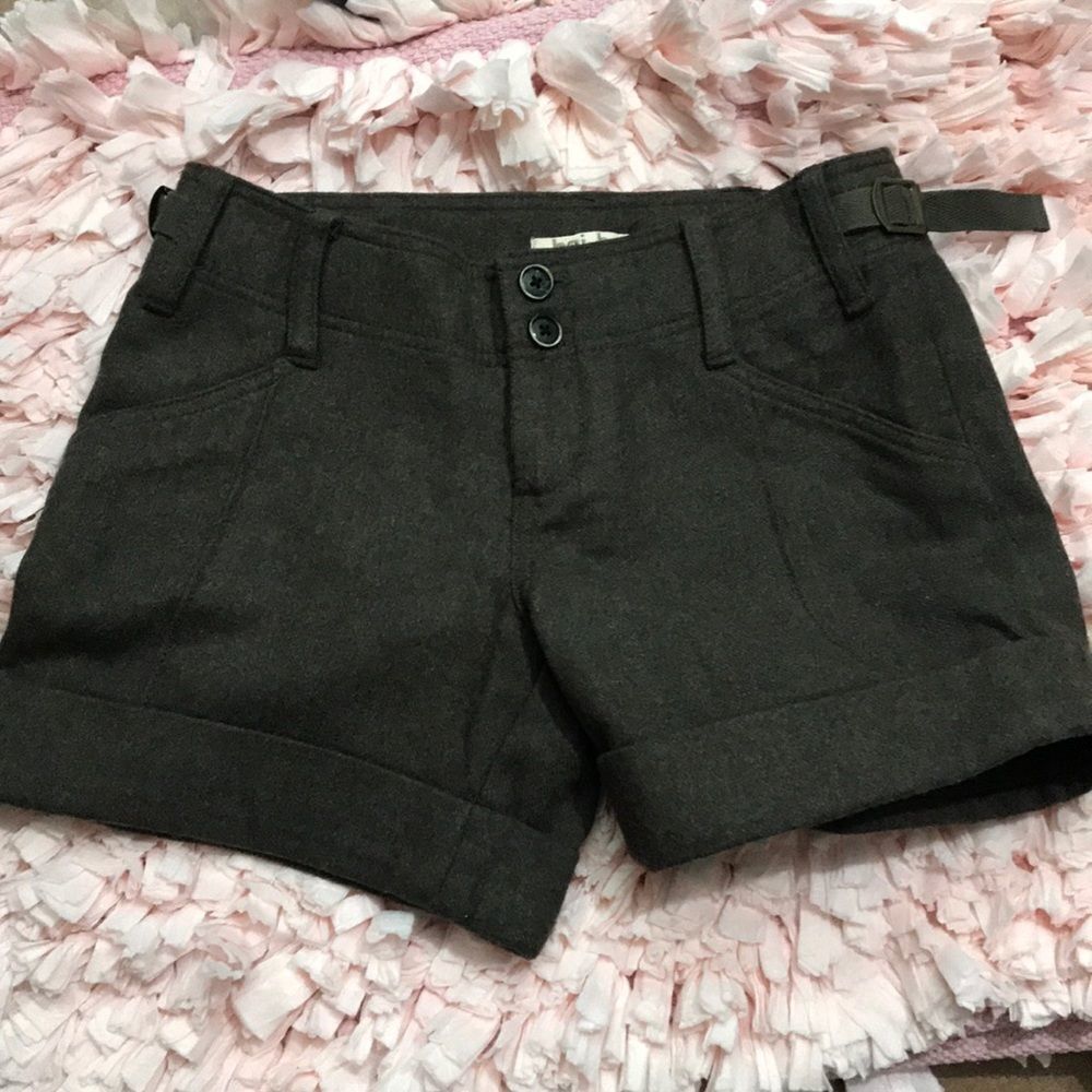 Anthropologie wool blend cuff shorts‎
